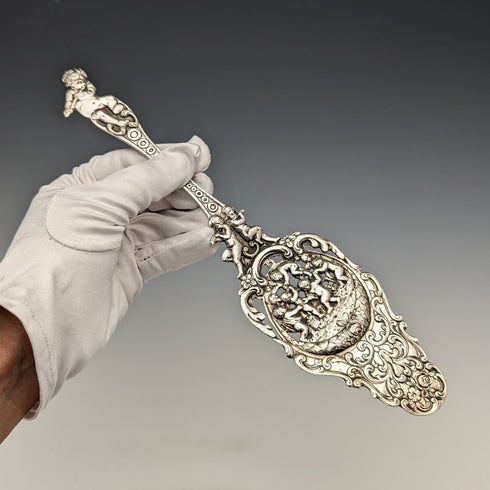 1900 年左右德國古董歐式銀質蛋糕盤 100 克